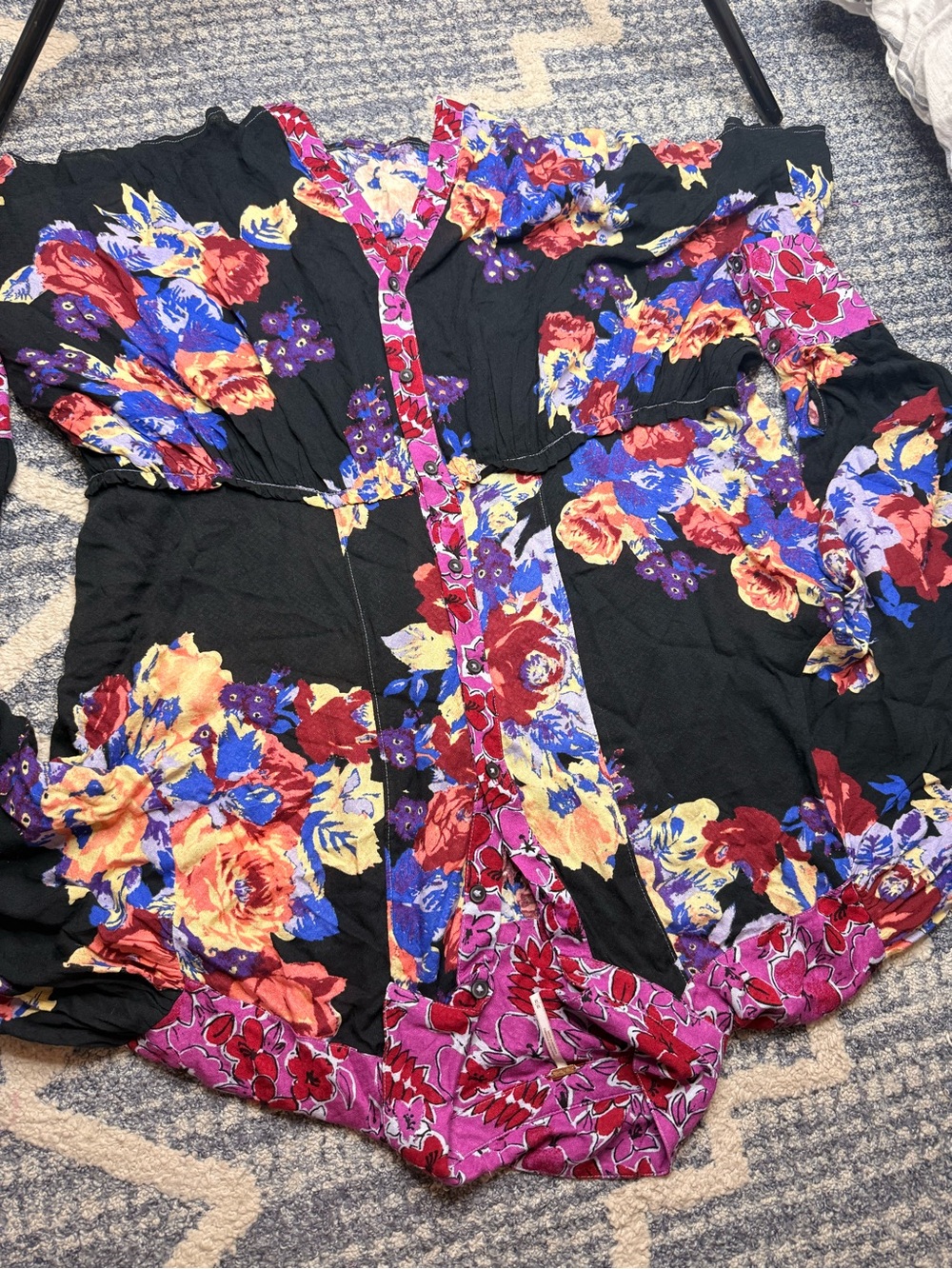Free People Brunch A Bunch Tunic Shirt